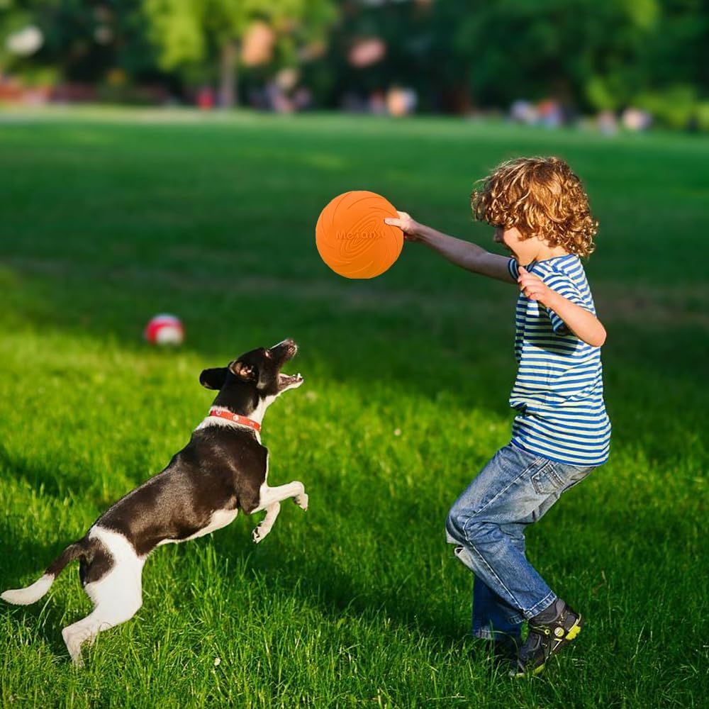 Frisbee Chien - FlyingDiscToys™ - Orange - Monchienmoncoeur