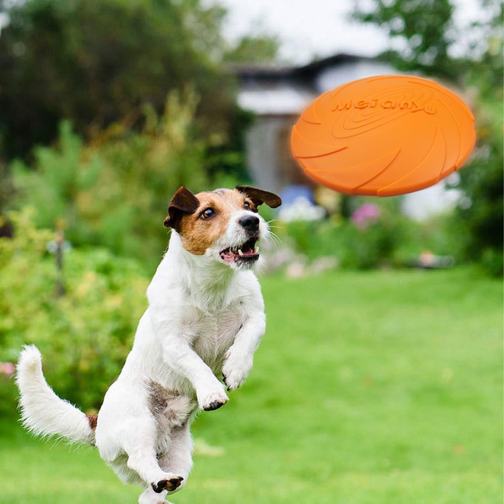 Frisbee Chien - FlyingDiscToys™ - Orange - Monchienmoncoeur