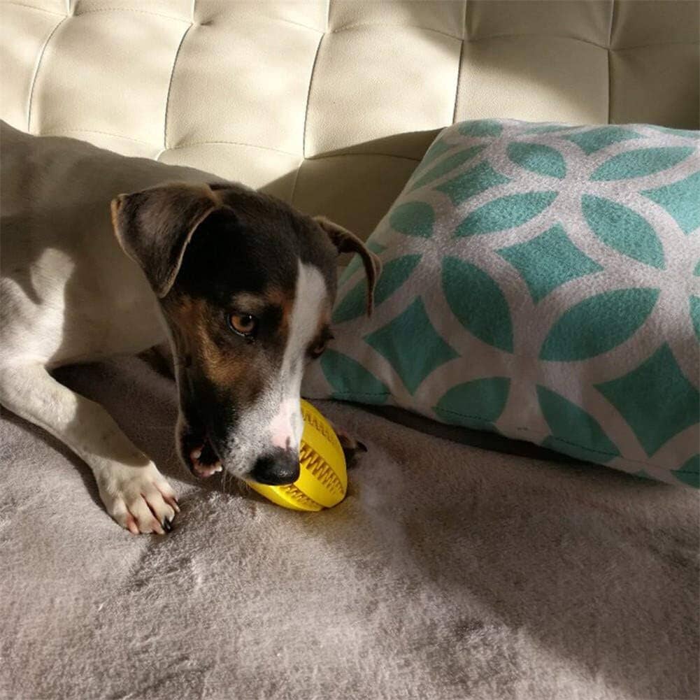 Jouet Interactif pour Chien - ChewBounceBall™ - Jaune - Monchienmoncoeur