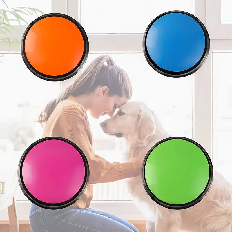 Jouet Interactif pour Chien - ChienParlant™ - Ensemble Multicolore - Monchienmoncoeur